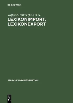 Hötker / Ludewig |  Lexikonimport, Lexikonexport | eBook | Sack Fachmedien