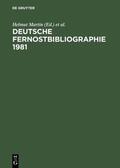 Martin / Pflug |  Deutsche Fernostbibliographie 1981 | eBook | Sack Fachmedien