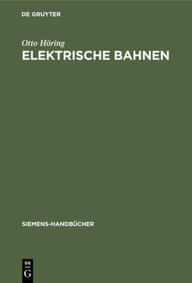 Höring | Elektrische Bahnen | E-Book | sack.de