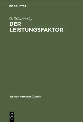 Scharowsky |  Der Leistungsfaktor | eBook | Sack Fachmedien