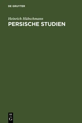Hübschmann | Persische Studien | E-Book | sack.de