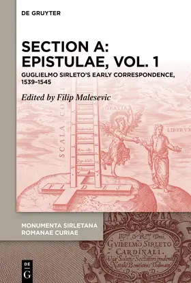 Malesevic / Sirleto |  Section A: Epistulae, vol. 1 | Buch |  Sack Fachmedien