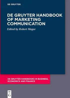 Magee |  De Gruyter Handbook of Integrated Marketing Communication | Buch |  Sack Fachmedien