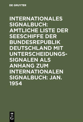 Jan. 1954 | E-Book | sack.de