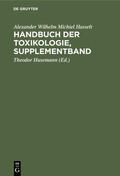 Hasselt / Husemann |  Handbuch der Toxikologie, Supplementband | eBook | Sack Fachmedien