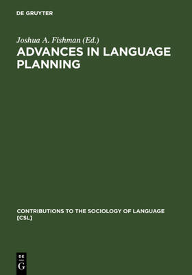 Fishman |  Advances in language planning | eBook | Sack Fachmedien