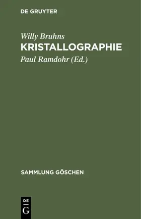 Bruhns / Ramdohr |  Kristallographie | eBook | Sack Fachmedien