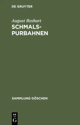 Boshart | Schmalspurbahnen | E-Book | sack.de