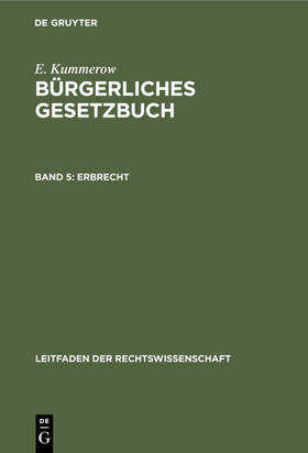 Kummerow / Lehmann | Erbrecht | E-Book | sack.de