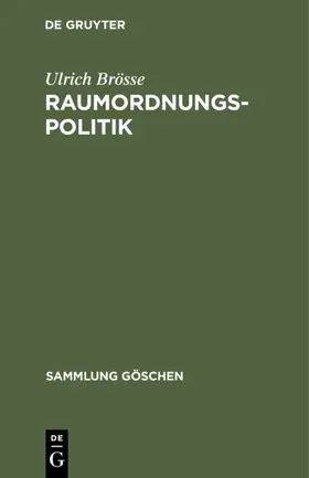 Brösse |  Raumordnungspolitik | eBook | Sack Fachmedien