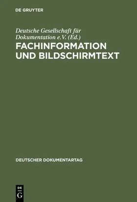 Strohl-Goebel | Fachinformation und Bildschirmtext | E-Book | www.sack.de