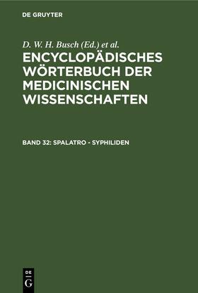Busch / Gräfe / Diffenbach | Spalatro - Syphiliden | E-Book | sack.de