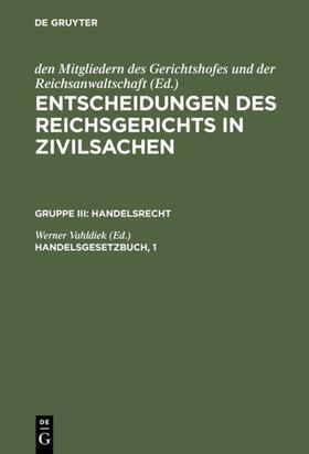 Vahldiek | Handelsgesetzbuch, 1 | E-Book | sack.de