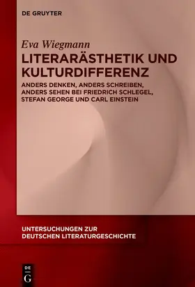 Wiegmann |  Literarästhetik und Kulturdifferenz | eBook | Sack Fachmedien