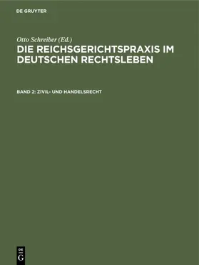 Schreiber |  Zivil- und Handelsrecht | eBook | Sack Fachmedien