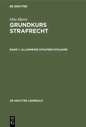Harro | Allgemeine Strafrechtslehre | E-Book | www.sack.de