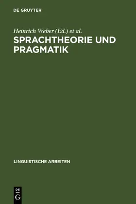 Weber / Weydt | Sprachtheorie und Pragmatik | E-Book | www.sack.de
