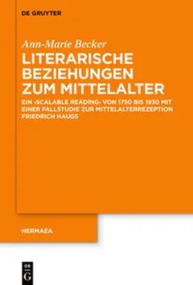 Becker | Literarische Beziehungen zum Mittelalter | E-Book | sack.de