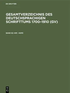 Schmuck / Gorzny / Geils | Him - Hofe | E-Book | www.sack.de