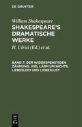 &lt;Deutsche Shakespeare-Gesellschaft&gt; / Shakespeare / Schlegel |  Der Widerspenstigen Zähmung. Viel Lärm um nichts. Liebesleid und Liebeslust | eBook | Sack Fachmedien