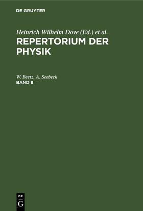 Beetz / Seebeck | Repertorium der Physik. Band 8 | E-Book | sack.de