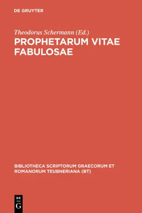 Schermann | Prophetarum vitae fabulosae | E-Book | sack.de