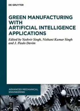 Singh / Davim |  Green Manufacturing with Artificial Intelligence Applications | eBook | Sack Fachmedien