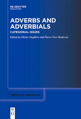 Modicom / Duplâtre |  Adverbs and Adverbials | Buch |  Sack Fachmedien