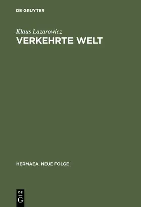 Lazarowicz | Verkehrte Welt | E-Book | www.sack.de