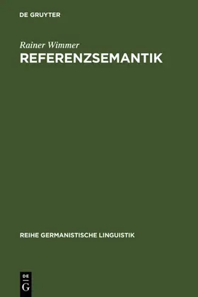 Wimmer |  Referenzsemantik | eBook | Sack Fachmedien