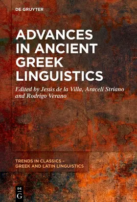 de la Villa / Striano / Verano |  Advances in Ancient Greek Linguistics | Buch |  Sack Fachmedien