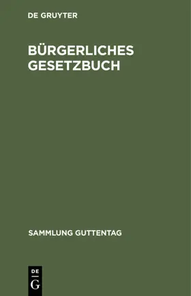  Bürgerliches Gesetzbuch | eBook | Sack Fachmedien