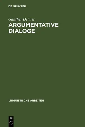 Deimer | Argumentative Dialoge | E-Book | www.sack.de