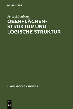 Eisenberg | Oberflächenstruktur und logische Struktur | E-Book | www.sack.de