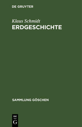 Schmidt |  Erdgeschichte | eBook | Sack Fachmedien