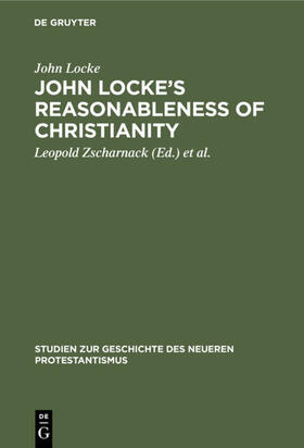 Locke / Zscharnack / Winckler | John Locke’s Reasonableness of christianity | E-Book | sack.de