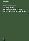 Emrich / Arntzen / Balzer |  Literaturwissenschaft und Geschichtsphilosophie | eBook | Sack Fachmedien