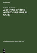 Brown |  A Syntax of King Alfred's Pastoral care | eBook | Sack Fachmedien