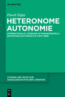 Zajas | Heteronome Autonomie | Buch | 978-3-11-166937-3 | www.sack.de