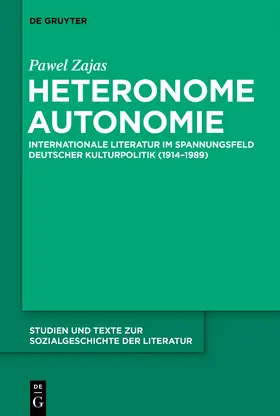 Zajas |  Heteronome Autonomie | eBook | Sack Fachmedien