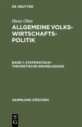 Ohm | Systematisch-theoretische Grundlegung | E-Book | www.sack.de