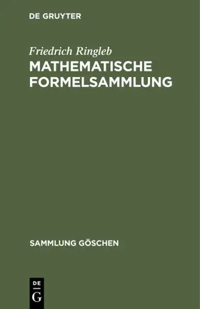Ringleb |  Mathematische Formelsammlung | eBook | Sack Fachmedien