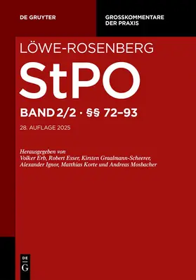 Krause | Löwe-Rosenberg. StPO. Band 2/2: §§ 72-93 | E-Book | www.sack.de