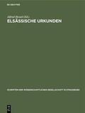 Hessel |  Elsässische Urkunden | eBook | Sack Fachmedien