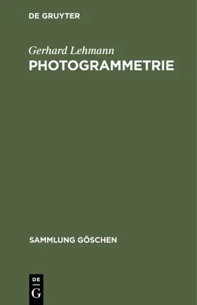 Lehmann | Photogrammetrie | E-Book | www.sack.de