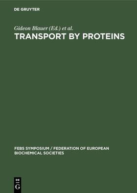Blauer / Sund / Konstanz&gt | Transport by proteins | E-Book | sack.de