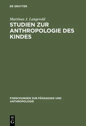 Langeveld | Studien zur Anthropologie des Kindes | E-Book | www.sack.de