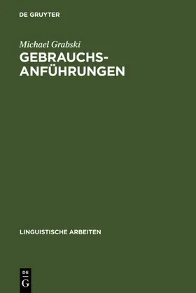 Grabski | Gebrauchsanführungen | E-Book | www.sack.de