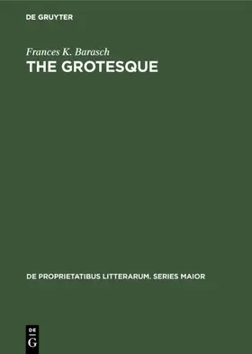 Barasch | The grotesque | E-Book | www.sack.de