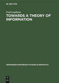 Landman |  Towards a theory of information | eBook | Sack Fachmedien